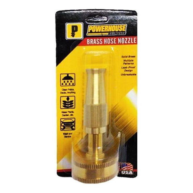 Powerhouse Brass Hose Nozzle | Powerhouse by KHM Megatools Corp. Powerhouse Brass Hose Nozzle | Powerhouse by KHM Megatools Corp.